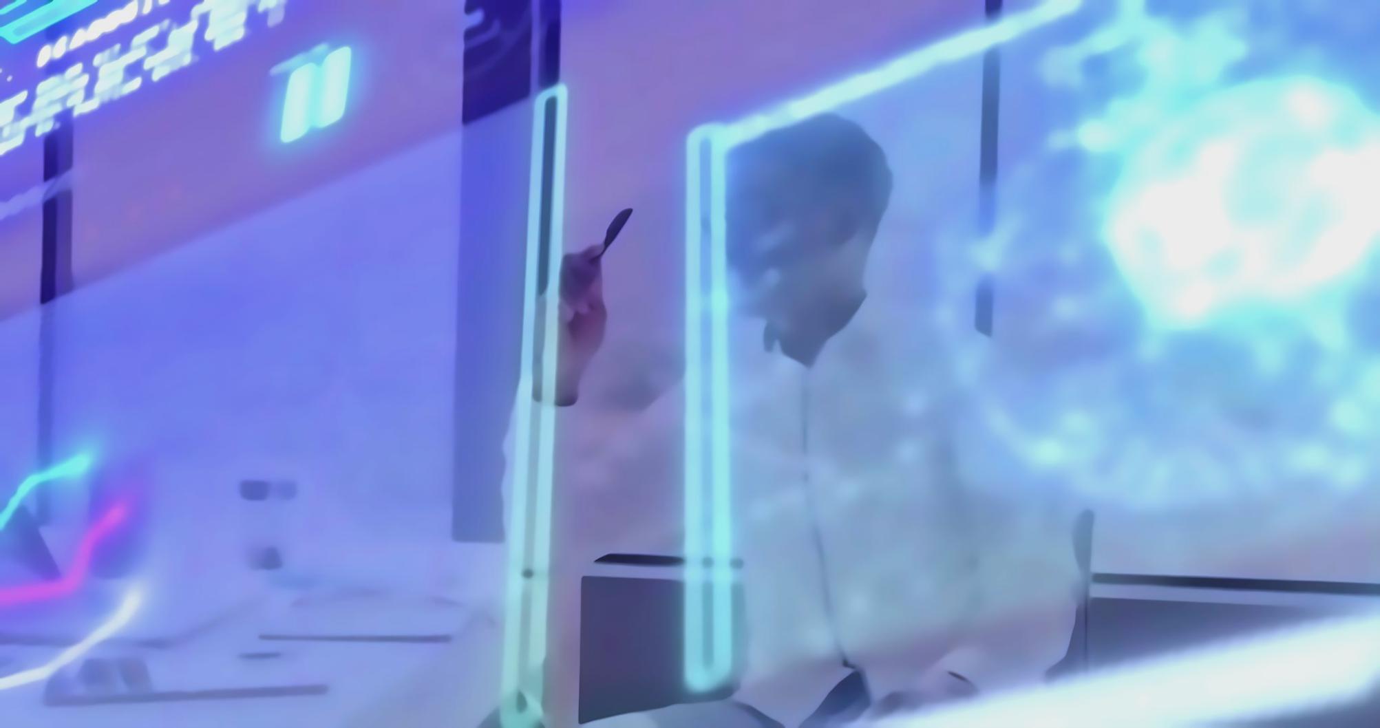 Enterprise blockchain infrastructure visualization showing network architecture